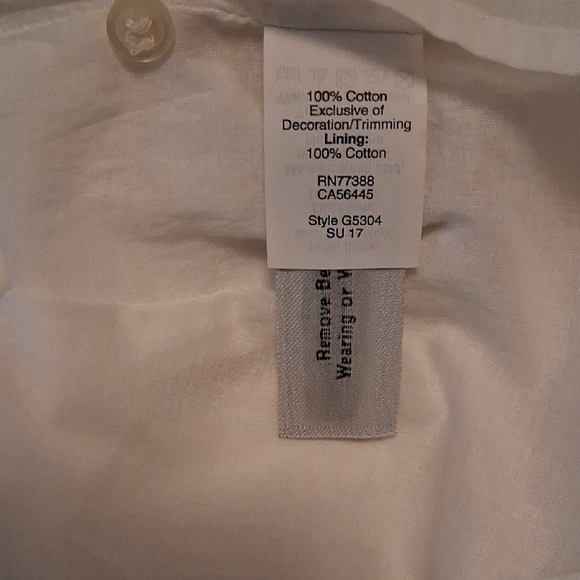 Madewell White Dress with Blue Floral Accents - Picture 12 of 15